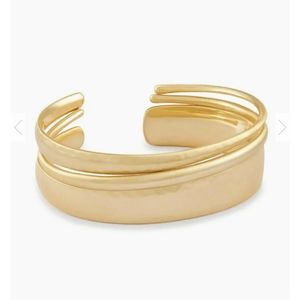 Kendra Scott Tiana Pinch Gold Bracelet Set